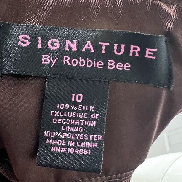 Vintage Size 10 Halter Floral Beaded Silk Fairy Dress Knee Length NEW - Picture 11 of 11